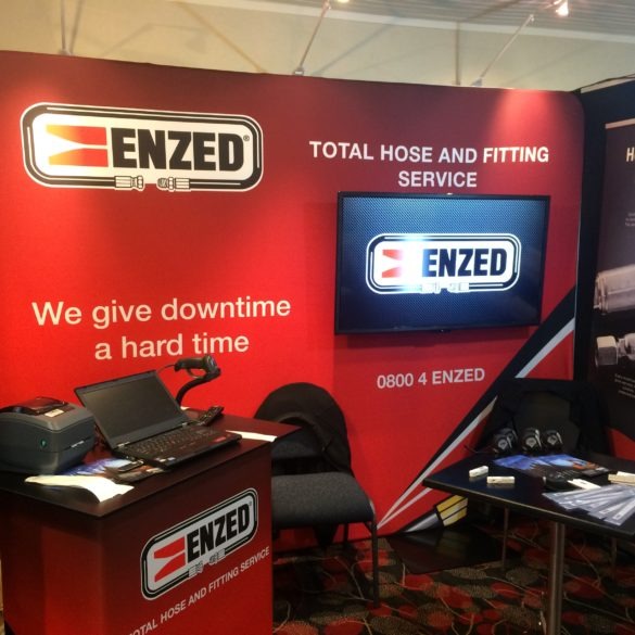 ENZED booth shot