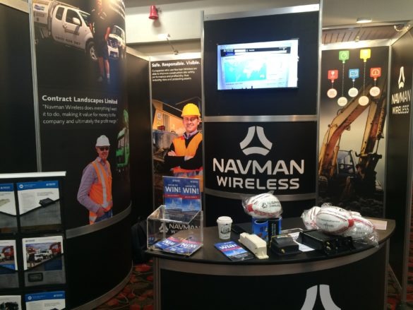 Navman Wireless booth shot