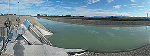 The Central Plains Water Scheme, a landmark project in New Zealand.